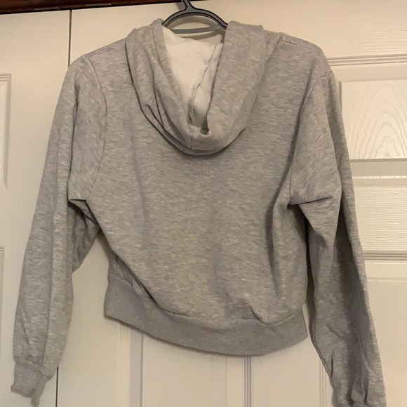 cropped zip-up hoodie - Picture 2 of 2